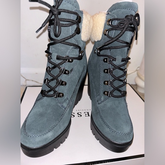 Guess Wedge Hiking Boots - Picture 1 of 4